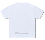 NOMANUAL(ノーマニュアル)  MOTION GRAPHIC T-SHIRT - WHITE