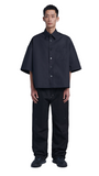 NOMANUAL(ノーマニュアル) NM BOX HALF SHIRTS - BLACK
