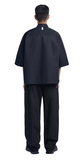 NOMANUAL(ノーマニュアル) NM BOX HALF SHIRTS - BLACK