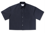 NOMANUAL(ノーマニュアル) NM BOX HALF SHIRTS - BLACK