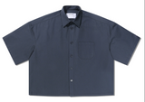 NOMANUAL(ノーマニュアル) NM BOX HALF SHIRTS - CHARCOAL