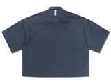NOMANUAL(ノーマニュアル) NM BOX HALF SHIRTS - CHARCOAL