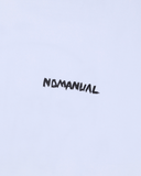 NOMANUAL(ノーマニュアル) FREE DRAWING T-SHIRT - WHITEピー