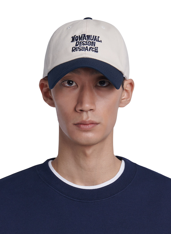 NOMANUAL(ノーマニュアル) DOODLE BALL CAP - DARK NAVY