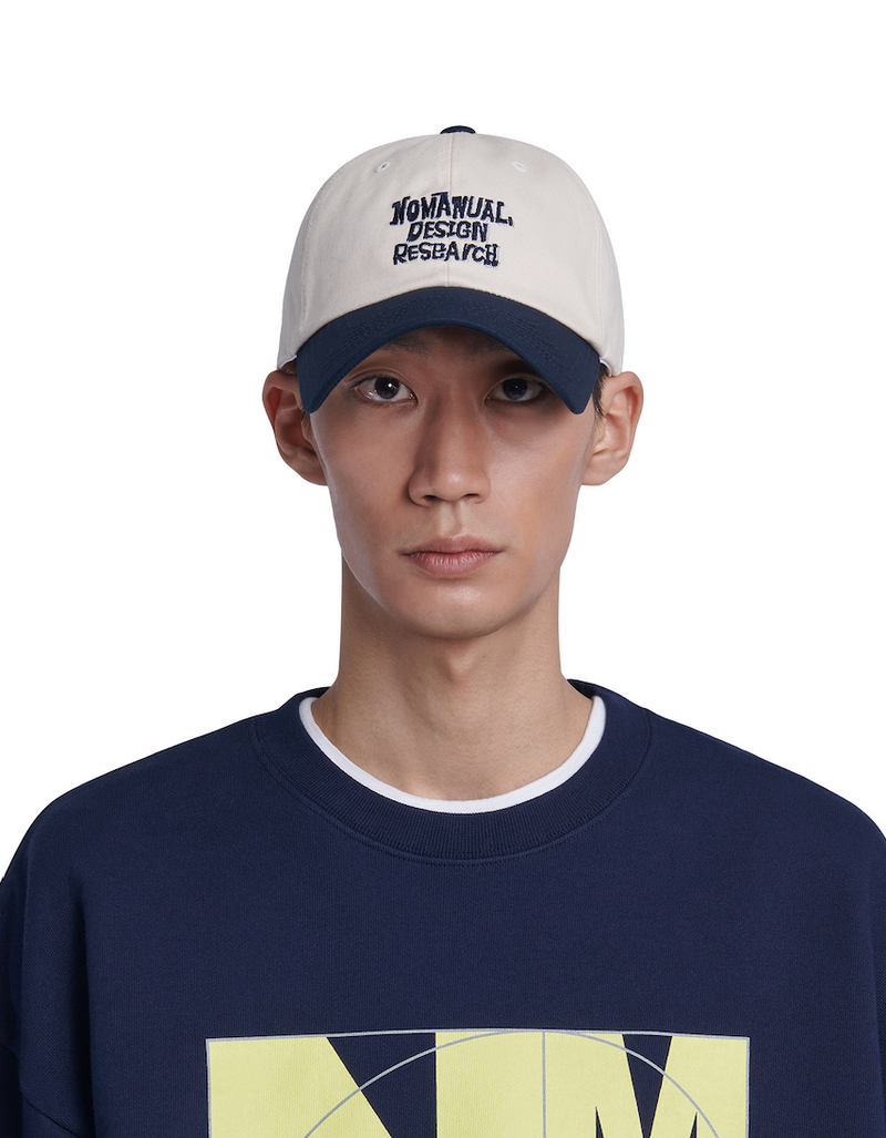 NOMANUAL(ノーマニュアル) DOODLE BALL CAP - DARK NAVY