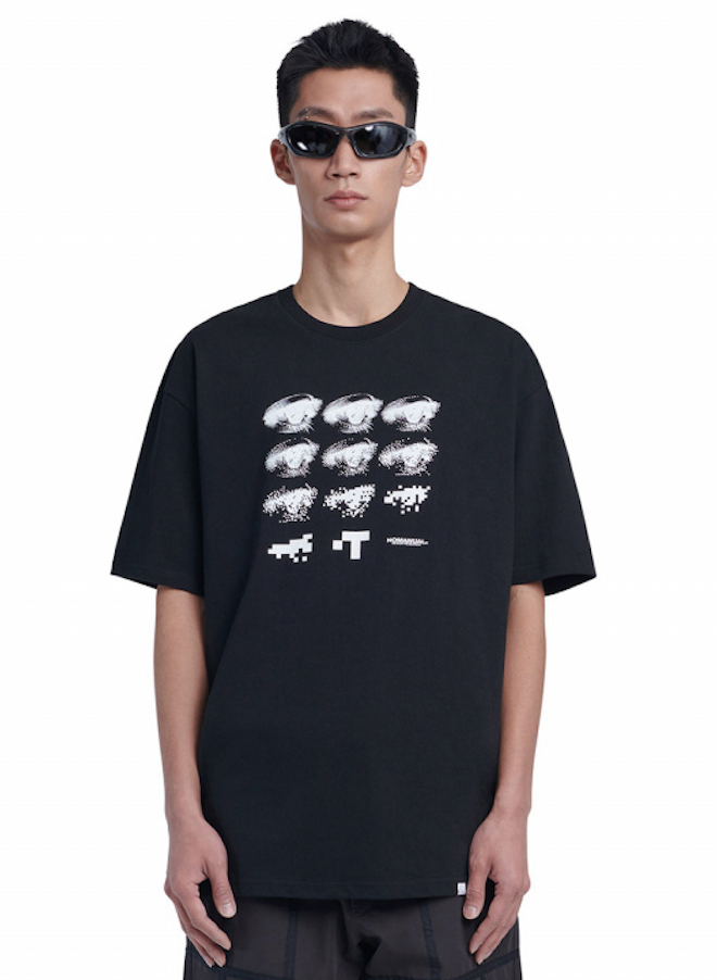 NOMANUAL(ノーマニュアル) E.P T-SHIRT - BLACK