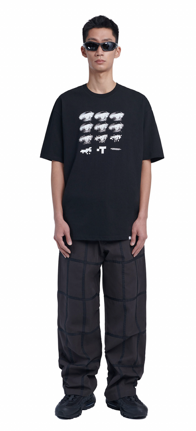 NOMANUAL(ノーマニュアル) E.P T-SHIRT - BLACK