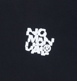 NOMANUAL(ノーマニュアル) CRACKED T-SHIRT - BLACK