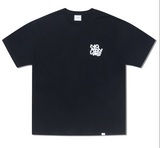 NOMANUAL(ノーマニュアル) CRACKED T-SHIRT - BLACK