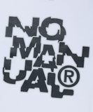 NOMANUAL(ノーマニュアル) CRACKED T-SHIRT - WHITE