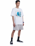 NOMANUAL(ノーマニュアル)  BACKPACK T-SHIRT - WHITE