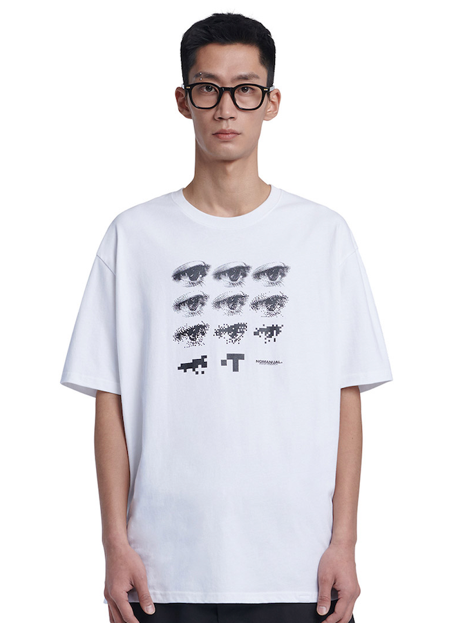 NOMANUAL(ノーマニュアル)  E.P T-SHIRT - WHITE