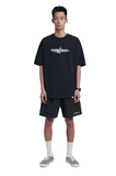 NOMANUAL(ノーマニュアル) SKATER T-SHIRT - BLACK