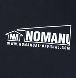 NOMANUAL(ノーマニュアル) NM HOUSE T-SHIRT - BLACK
