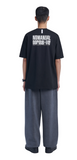 NOMANUAL(ノーマニュアル) NM HOUSE T-SHIRT - BLACK