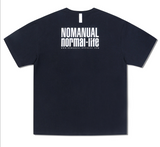 NOMANUAL(ノーマニュアル) NM HOUSE T-SHIRT - BLACK