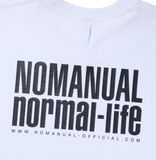 NOMANUAL(ノーマニュアル) NM HOUSE T-SHIRT - WHITE