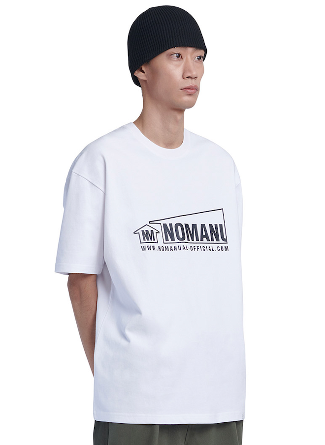 NOMANUAL(ノーマニュアル) NM HOUSE T-SHIRT - WHITE