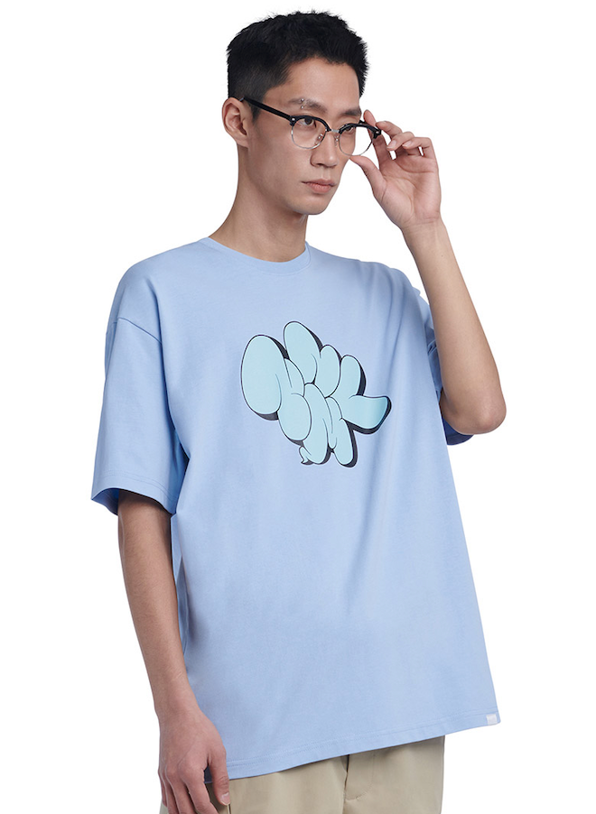 NOMANUAL(ノーマニュアル) ODT T-SHIRT - SKYBLUE