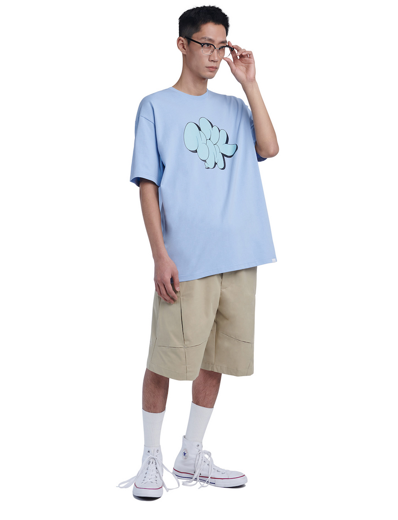 NOMANUAL(ノーマニュアル) ODT T-SHIRT - SKYBLUE