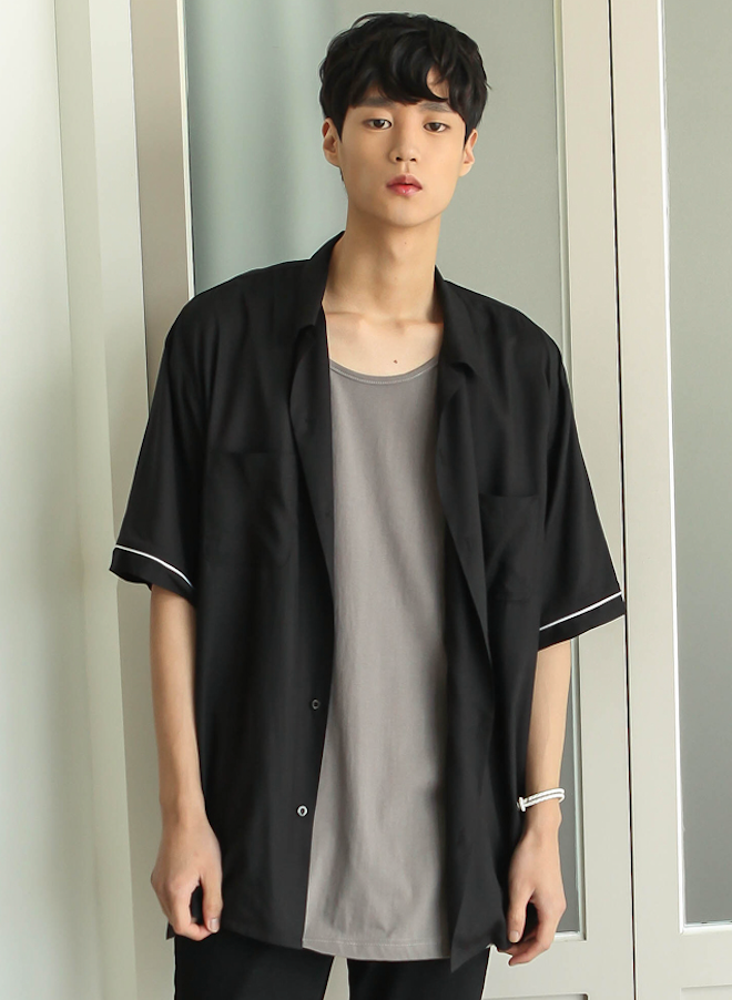 JEMUT (ジェモッ) LAYERD LONG SLEEVELESS CHARCOAL HJST2072