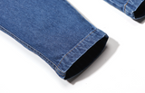 JEMUT (ジェモッ) loose-fitting denim pants Deep Blue HJBLP0174