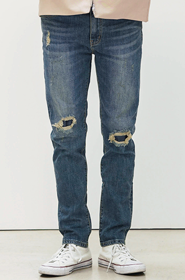 JEMUT (ジェモッ) Cuz Damage Pants HJLP2084