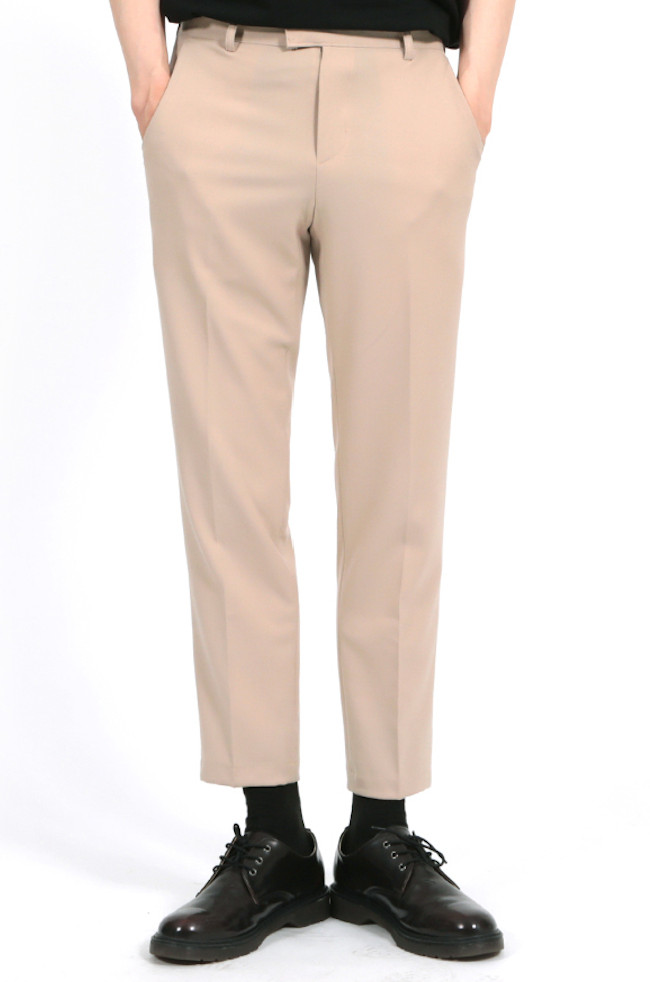JEMUT (ジェモッ) ALLEN TAPEREDFIT SLACKS 2COLOR BEIGE KJLP2121