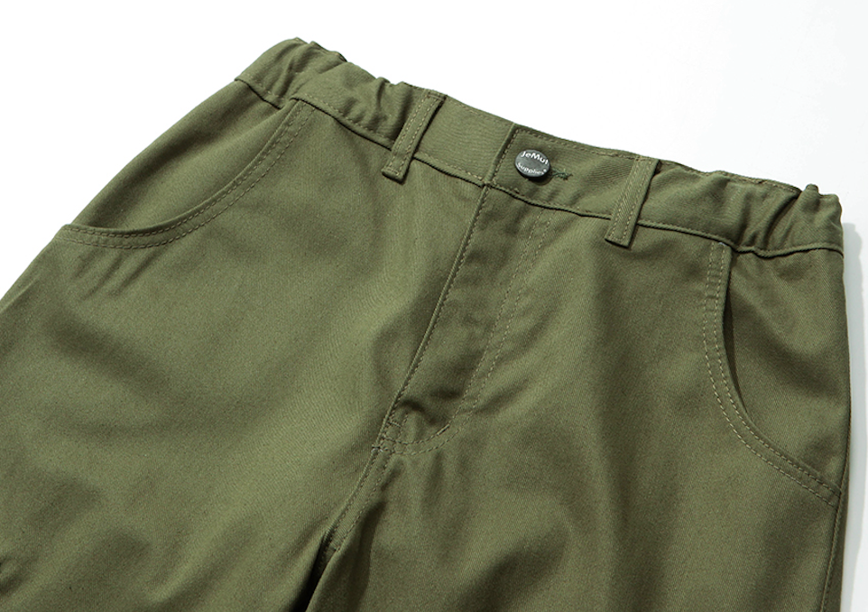 JEMUT (ジェモッ) YOUTH WIDE CARGO PANTS 4COLOR KHAKI YHLP2159