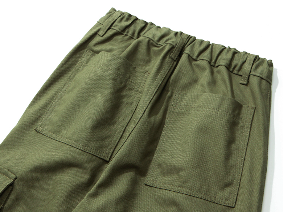 JEMUT (ジェモッ) YOUTH WIDE CARGO PANTS 4COLOR KHAKI YHLP2159