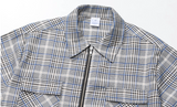 JEMUT (ジェモッ) MONACOTOUR CHECK SHIRTS NAVY HSSS2212