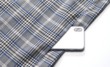 JEMUT (ジェモッ) MONACOTOUR CHECK SHIRTS NAVY HSSS2212