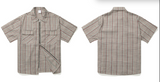 JEMUT (ジェモッ) MONACOTOUR CHECK SHIRTS BURGUNDY HSSS2212