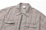 JEMUT (ジェモッ) MONACOTOUR CHECK SHIRTS BURGUNDY HSSS2212