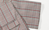 JEMUT (ジェモッ) MONACOTOUR CHECK SHIRTS BURGUNDY HSSS2212
