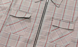 JEMUT (ジェモッ) MONACOTOUR CHECK SHIRTS BURGUNDY HSSS2212