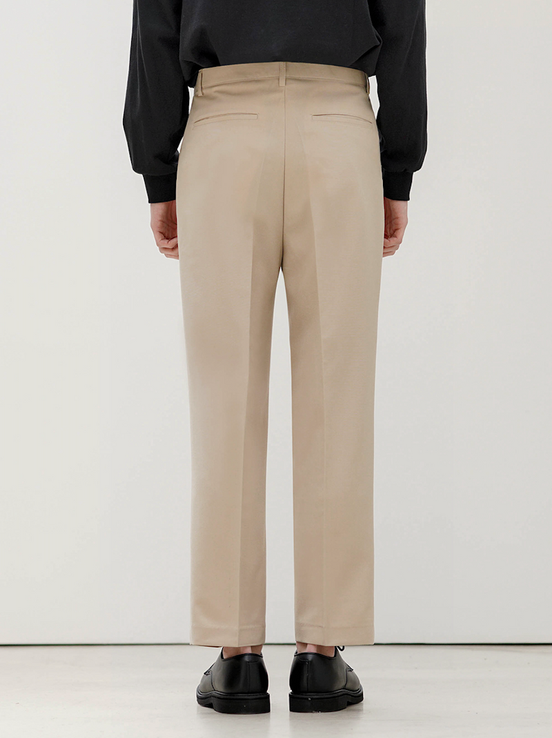 JEMUT (ジェモッ) Calm Slacks Beige HSLP2220