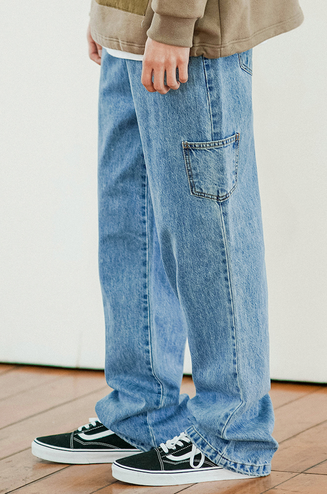 JEMUT (ジェモッ) LECOTT DENIM PANTS LIGHT BLUE YHLP2229