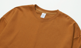 JEMUT (ジェモッ) OVERFIT LAYERED LONG T-SHIRTS BROWN KJLT2153