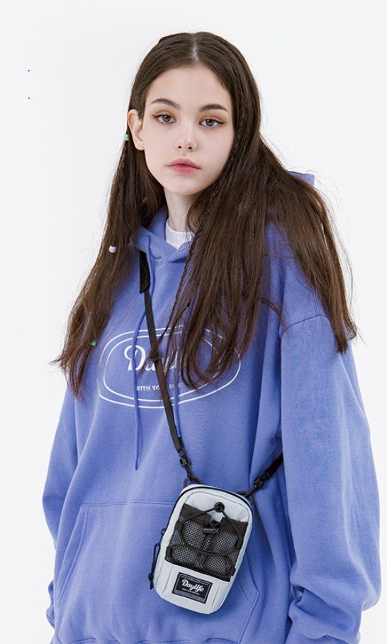 デイライフ(Daylife)  DAYLIFE STRING POCKET 2-WAY POUCH BAG (GRAY)