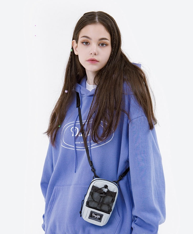 デイライフ(Daylife)  DAYLIFE STRING POCKET 2-WAY POUCH BAG (GRAY)