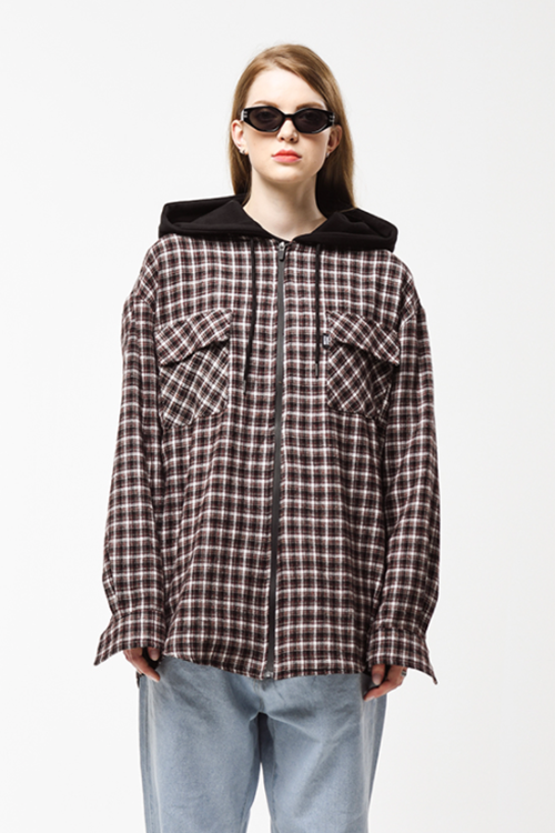 シディスコンマ(SHETHISCOMMA) STC HOOD SHIRTS