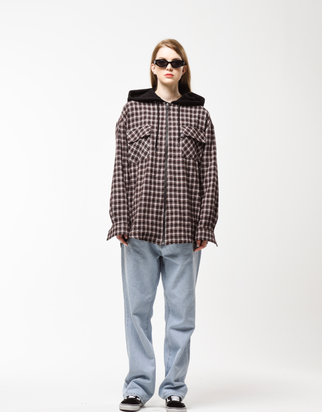 シディスコンマ(SHETHISCOMMA) STC HOOD SHIRTS