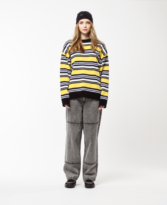 シディスコンマ(SHETHISCOMMA) MULTI STRIPE KNIT