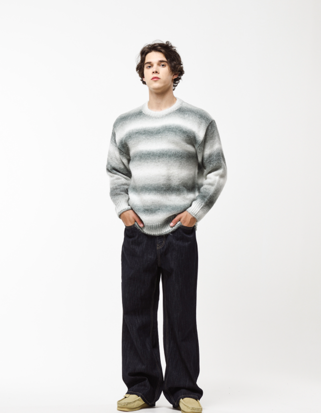 シディスコンマ(SHETHISCOMMA) WOOL GRADATION KNIT