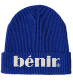 benir (ベニル) BENIR CHAIN EMBROISERY BEANIE[BLUE]