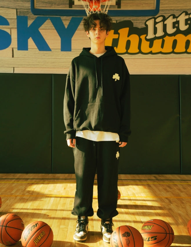 benir (ベニル) BENIR CLOVER HOODIE [BLACK]