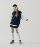 ダブルユーブイプロジェクト(WV PROJECT) Jerry Wool Knit Best Navy MJKN7524