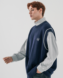 ダブルユーブイプロジェクト(WV PROJECT) Jerry Wool Knit Best Navy MJKN7524