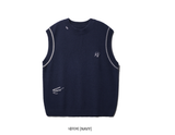 ダブルユーブイプロジェクト(WV PROJECT) Jerry Wool Knit Best Navy MJKN7524